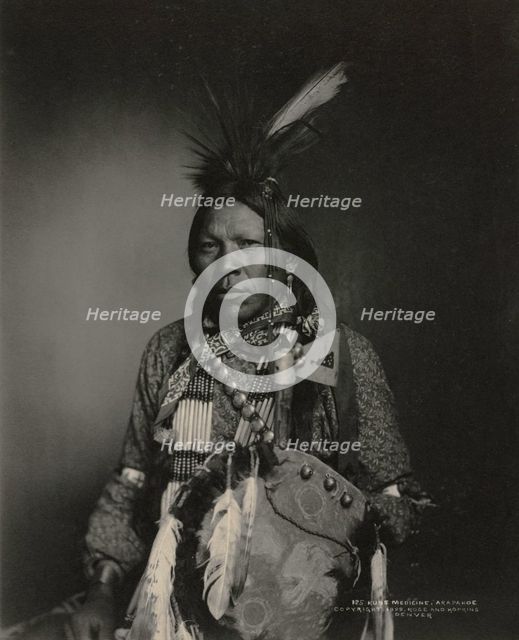 Runs Medicine, Arapahoe, 1898-1899. Creator: John K. Rose (American, 1849-1932); Benjamin S. Hopkins (American, 1861-1915), and.