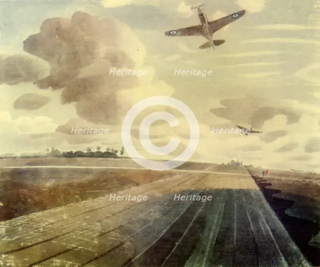 'Runway Perspective', 1941, (1944).  Creator: Eric Ravilious.