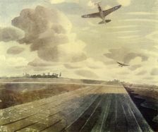 Runway Perspective 1941, (1944). Creator: Eric Ravilious