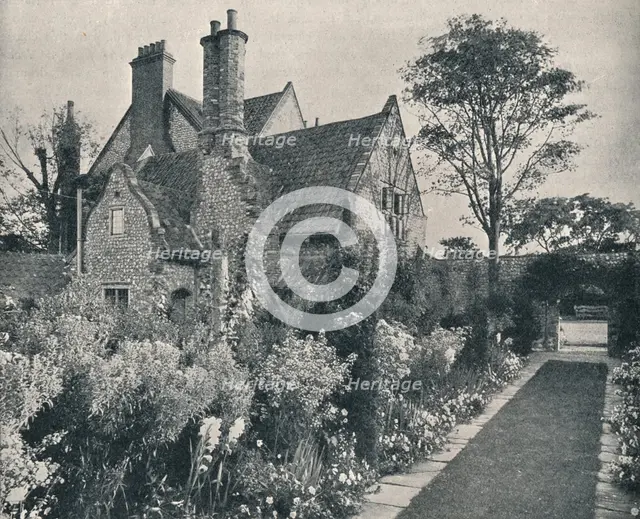 'Runton Old Hall, Norfolk, View from North-West', c1909. Artist: Unknown.