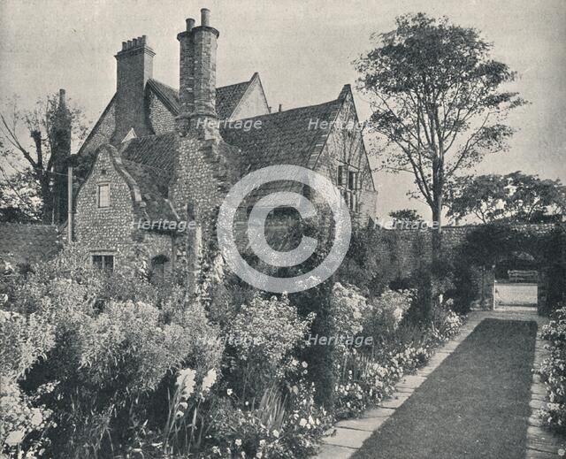 'Runton Old Hall, Norfolk, View from North-West', c1909. Artist: Unknown.