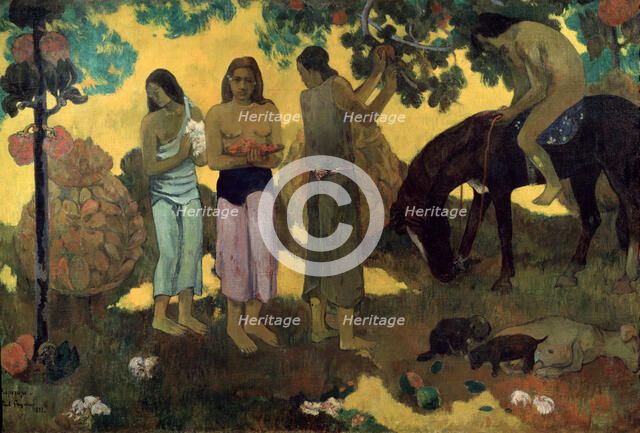 'Rupe Rupe (Fruit Gathering)', 1899.  Artist: Paul Gauguin
