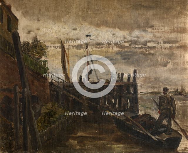 Rupelmonde, c1860-1900. Creator: Constantin Emile Meunier.