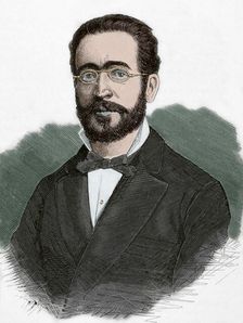 Ruperto Chapi (1851-1909), Spanish composer, 1878. Creator: Unknown