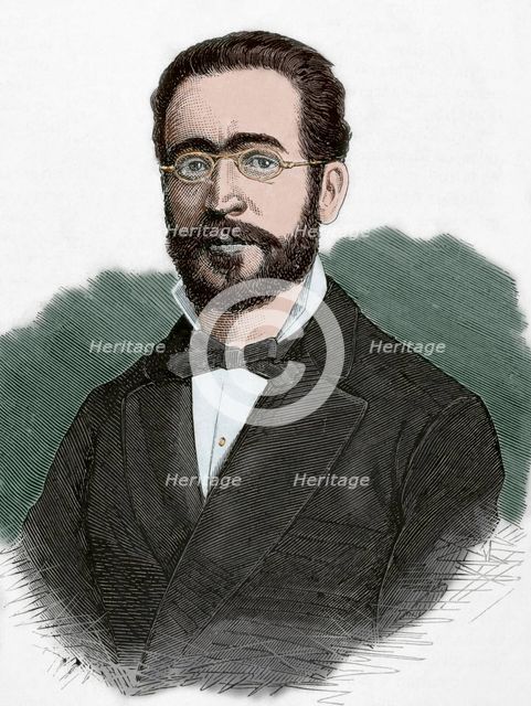 Ruperto Chapi (1851-1909), Spanish composer, 1878. Creator: Unknown.