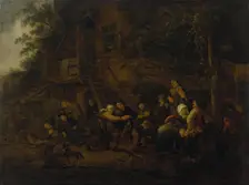 Rural Feast, 1640. Creator: Adriaen van Ostade