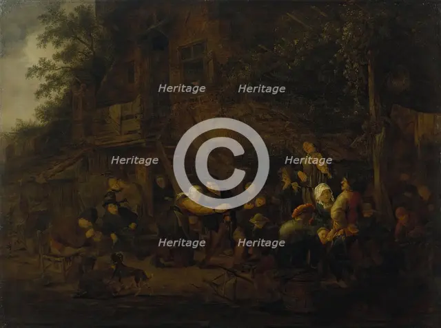 Rural Feast, 1640. Creator: Adriaen van Ostade.