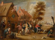 Rural feast, 1641. Creator: Abraham Teniers