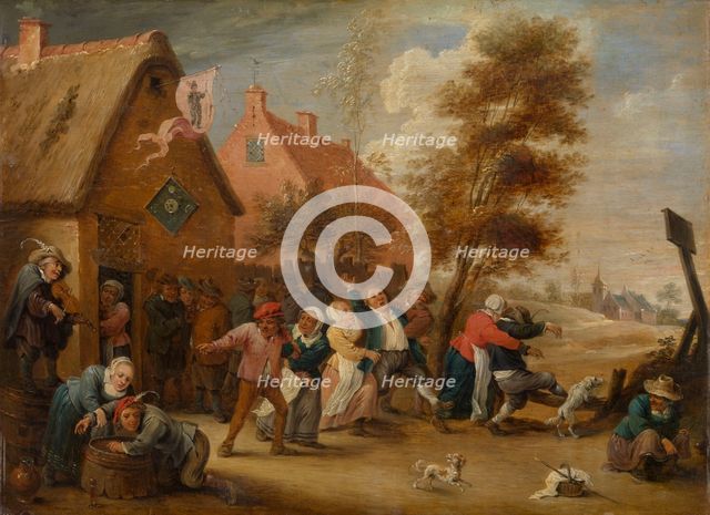 Rural feast, 1641. Creator: Abraham Teniers.