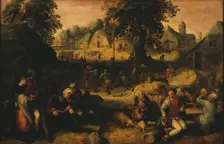 Rural Feast, (Kermess), 1600. Creator: Karel van Mander I
