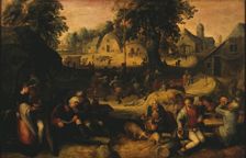 Rural Feast, (Kermess), 1600. Creator: Karel van Mander I