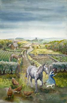 Rural landscape, c17th century, (c1990-2010). Artist: Judith Dobie