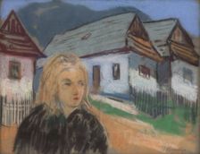 Rural motif, 1931-1936. Creator: Karol Polónyi