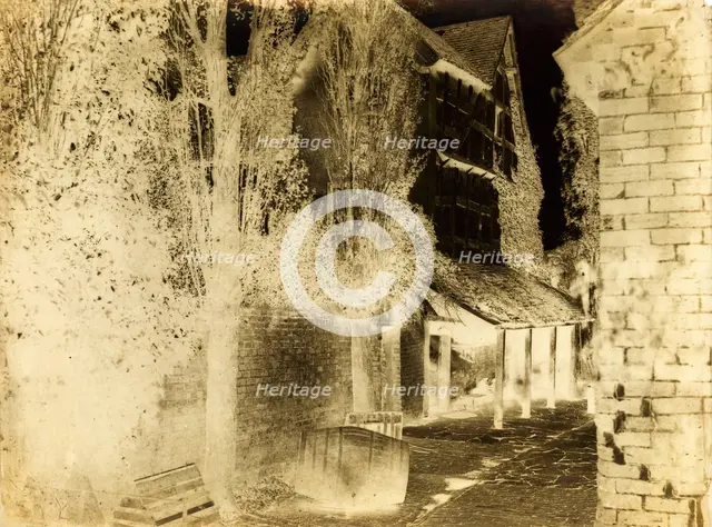 Rural Manor, Possibly Bredicot, 1852-54. Creator: Benjamin Brecknell Turner.