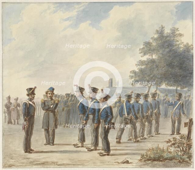 Rural militia, 1830, (1834).  Creator: Gerret Jasink van de Poll.
