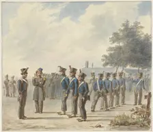 Rural militia, 1830, (1834). Creator: Gerret Jasink van de Poll