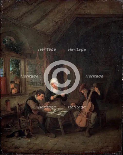 'Rural Musicians', 1645. Artist: Adriaen van Ostade