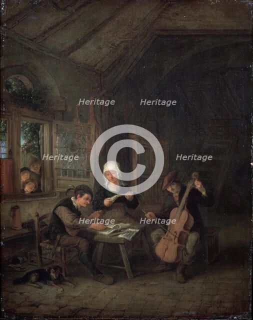 'Rural Musicians', 1645. Artist: Adriaen van Ostade