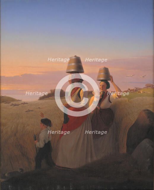 Rural Scene, 1848. Creator: Jorgen Sonne.