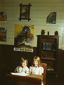 Rural school children, San Augustine County, Texas, 1943. Creator: John Vachon