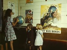 Rural school children, San Augustine County, Texas, 1943. Creator: John Vachon