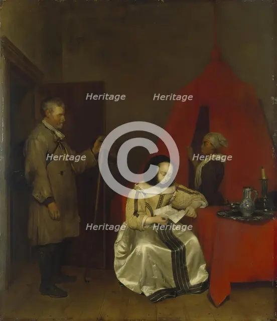 Rural Postman, 1654. Creator: Gerard ter Borch I.