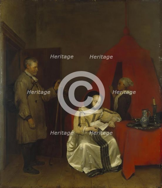 Rural Postman, 1654. Creator: Gerard ter Borch I.