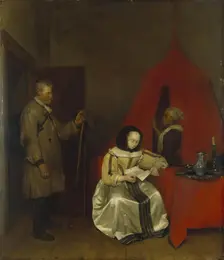 Rural Postman, 1654. Creator: Gerard ter Borch I