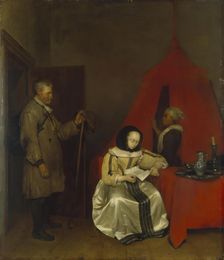 Rural Postman, 1654. Creator: Gerard ter Borch I