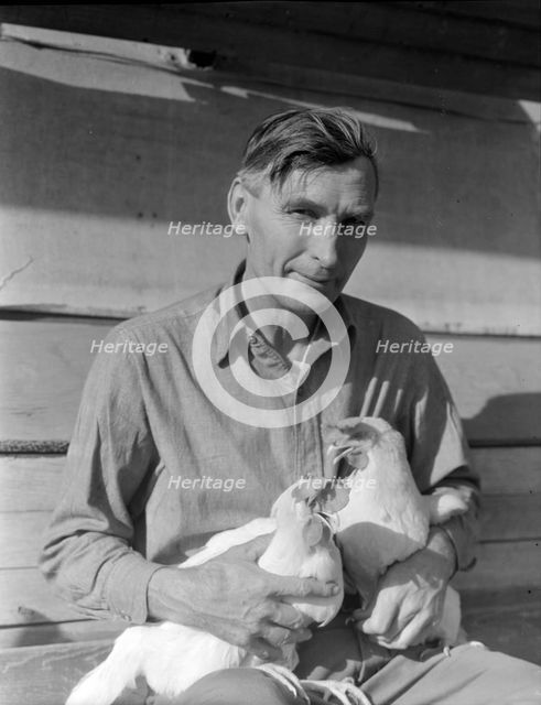 Rural rehabilitation client, San Fernando Valley, California, 1936. Creator: Dorothea Lange.