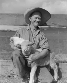 Rural Rehabilitation Administration client, Hayward, California, 1936. Creator: Dorothea Lange