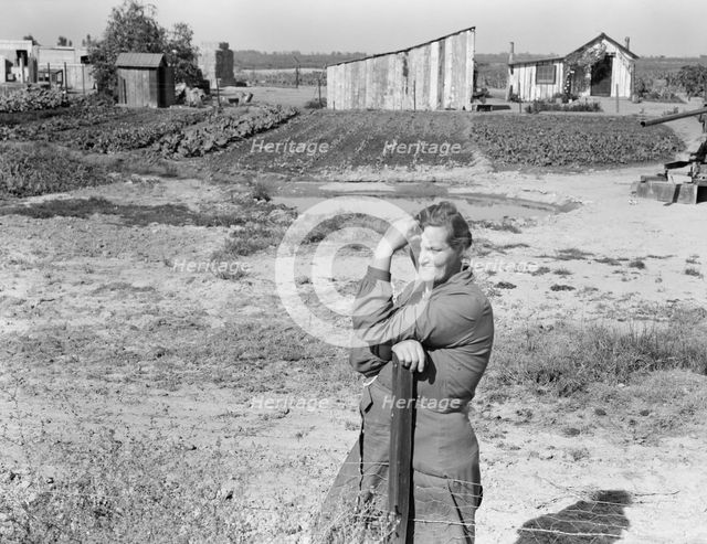 Rural rehabilitation,Tulare County, California, 1938. Creator: Dorothea Lange.