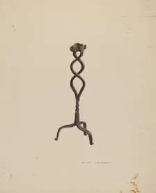 Rush Holder, c. 1939. Creator: John Petrucci
