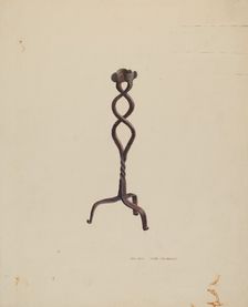 Rush Holder, c. 1939. Creator: John Petrucci
