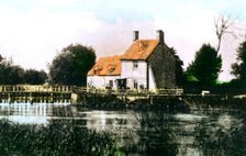 Rushey Weir, River Thames, 1926.Artist: Cavenders Ltd