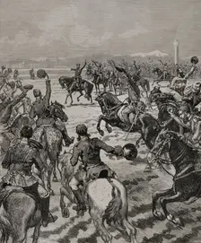 Russo-Turkish War (1877-1878): Treaty of San Stefano, 1878. Grand Duke Nicholas..., March 3, 1878. Creator: Daniel Urrabieta Vierge