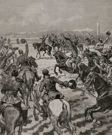 Russo-Turkish War (1877-1878): Treaty of San Stefano, 1878. Grand Duke Nicholas..., March 3, 1878. Creator: Daniel Urrabieta Vierge