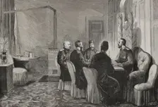 Russo-Turkish War: conference to negotiate the armistice..., Adrianople, 1878 (1878). Creator: Bernardo Rico