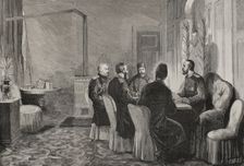 Russo-Turkish War: conference to negotiate the armistice..., Adrianople, 1878 (1878). Creator: Bernardo Rico