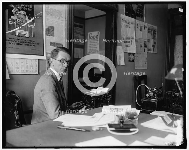Russell T. Edward, between 1910 and 1920. Creator: Harris & Ewing.
