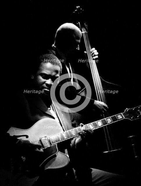 Russell Malone, Ronnies Scott's, London, 1998.  Artist: Brian O'Connor.