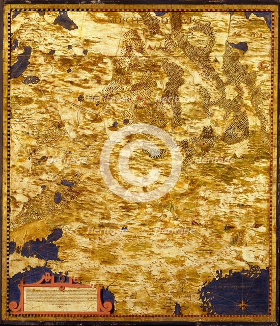Russia Moscovia, c. 1565. Artist: Danti, Egnazio (1536-1586)