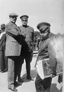Russia War Pictures - General Scott On Eastern Front, 1917. Creator: Unknown