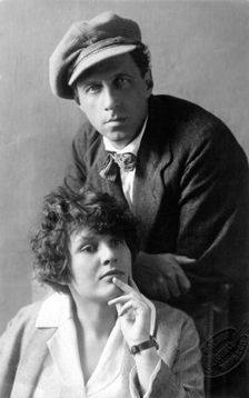 Russian theatre directo Vsevolod Meyerhold and his wife, actress Zinaida Raikh, early 1920s
