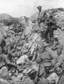 Russian troops waiting for the signal, Ternopil, Ukraine, First World War, 1 July 1917