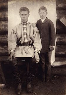 Russian Traders in Uriankhai Territory. Twelve-Year-Old Son of the Cossack Sadovskii..., 1897. Creator: Unknown