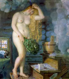 Russian Venus 1925-1926. Artist: Boris Mikhajlovich Kustodiev