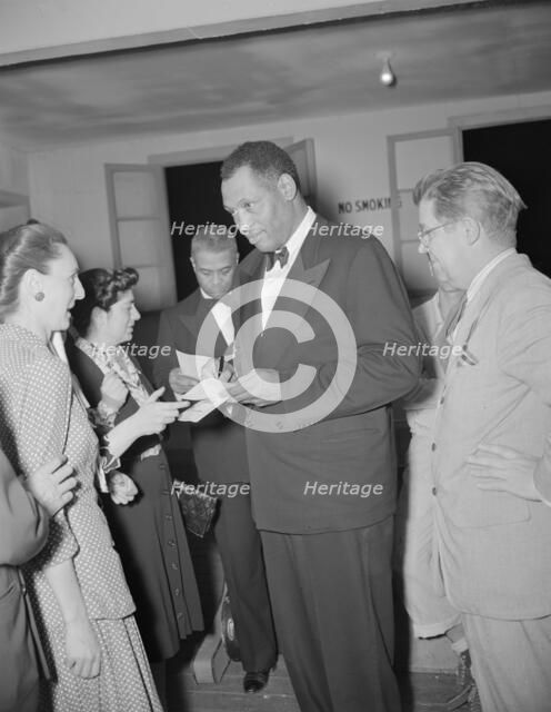 Russian war anniversary benefit at the Watergate, Washington, D.C., 1942. Creator: Gordon Parks.