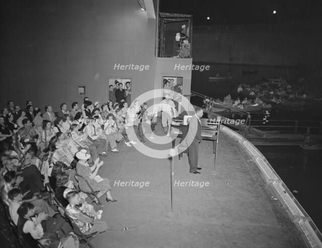Russian war anniversary benefit at the Watergate, Washington, D.C., 1942. Creator: Gordon Parks.