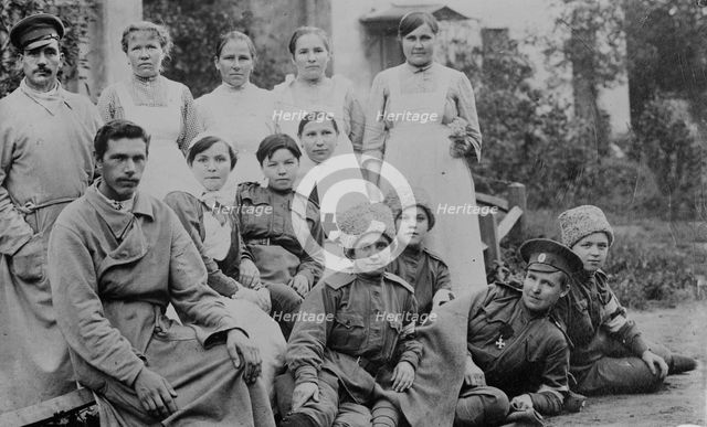 Russian women hospital orderlies, between c1915 and 1918. Creator: Bain News Service.